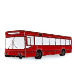 Anstecker Bahnbus (rot)