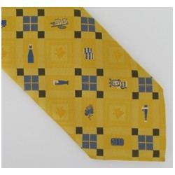 Krawatte Braukunst gelb