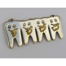 Schlüsselbrett Zahn-Gold